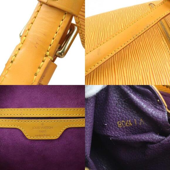 LOUIS VUITTON Yellow Leather Backpack - Picture 5 of 5